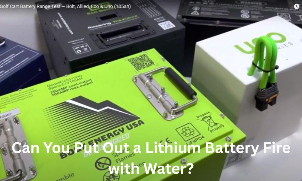 Can You Put Out a Lithium Battery Fire with Water?