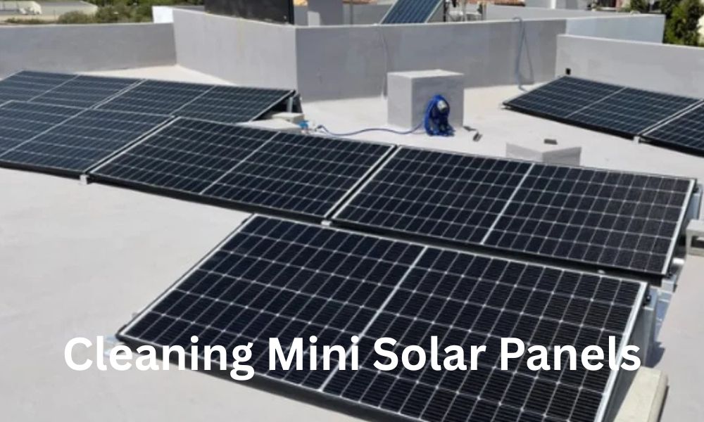 Cleaning Mini Solar Panels