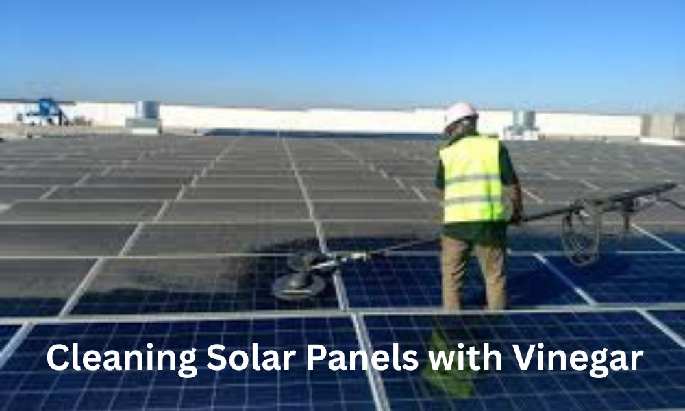 Cleaning Solar Panels with Vinegar
